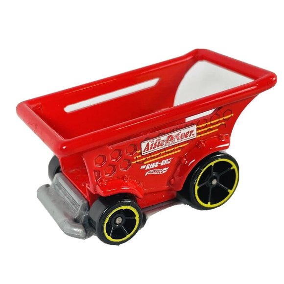 Hot Wheels AISIE DRIVER Red Shopping Cart DTX21 Diecast Loose Push A Long Toy - Picture 1 of 10